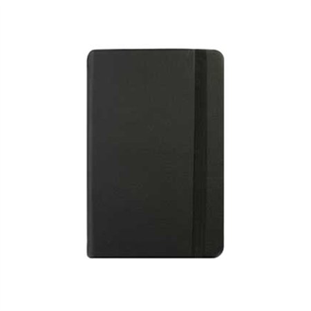 Bloco Notas Quadriculado 10,5x14,8cm Semi Pele Preto 120Fls