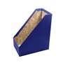 Porta Revistas 30x25x16cm Cartão Azul