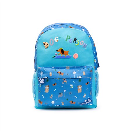 Mochila Escolar Ambar Dog Person Blue 25L