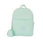 Mochila Escolar Ambar Mint Campus Moonflower 27L