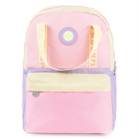 Mochila Escolar Ambar Pastel Campus Moonflower 25L