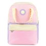 Mochila Escolar Ambar Pastel Campus Moonflower 25L