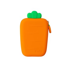Porta Moedas Silicone Cenoura 1un