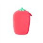 Porta Moedas Silicone Morango 1un
