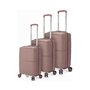 Malas Viagem com Trolley Cabine Média Grande PP Bege 3un