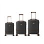 Malas Viagem com Trolley Cabine Média Grande Preto 3un