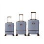 Malas Viagem com Trolley Cabine Média Grande Azul 3un