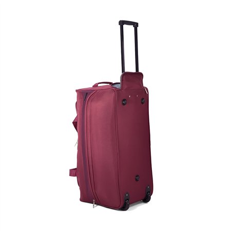 Saco Viagem com Trolley 65x32x30cm Vermelho 1un