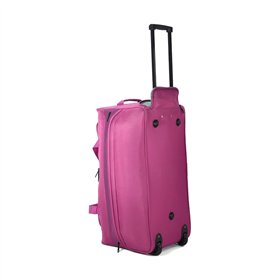Saco Viagem com Trolley 65x32x30cm Rosa 1un