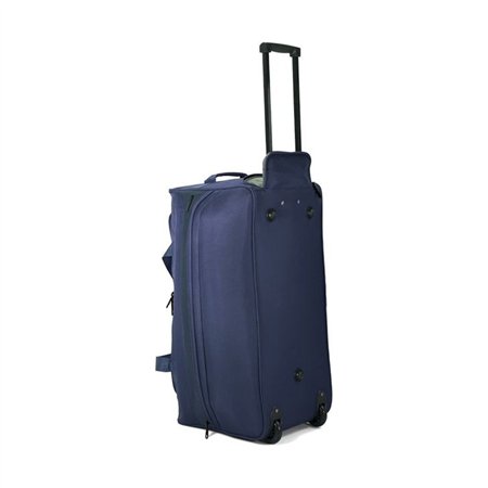 Saco Viagem com Trolley 65x32x30cm Azul 1un