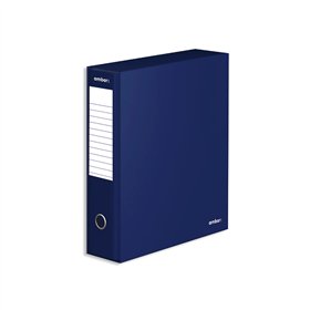Pasta Arquivo+Cx Ambar L/L Din com calha Azul