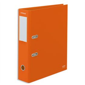 Pasta Arquivo L/L Ambar c/Rado Din Laranja