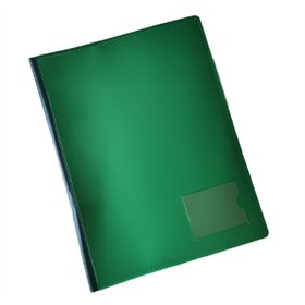 Dossier Plastico A4 c/Mola 134PL Verde Opaco