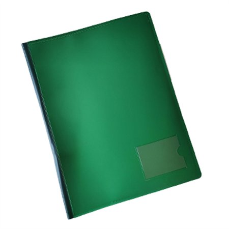 Dossier Plastico A4 c/Mola 134PL Verde Opaco