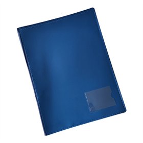 Dossier Plastico A4 c/Mola 134PL Azul Opaco
