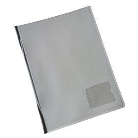 Dossier Plastico A4 c/Mola 134PL Cinza Opaco