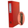 Pasta Arquivo L/E 2 Argolas 310x290x40mm Liso Vermelho