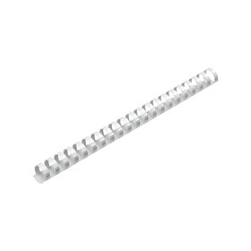 Argolas PVC Encadernar 14mm Branco 110 Folhas 37579 100un