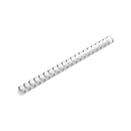Argolas PVC Encadernar 14mm Branco 110 Folhas 37579 100un