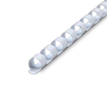 Argolas PVC Encadernar 08mm Branco 40 Folhas 35031 100un