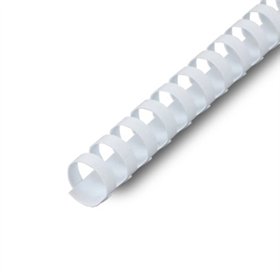 Argolas PVC Encadernar 12mm Branco 90 Folhas 35033 100un