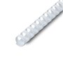 Argolas PVC Encadernar 12mm Branco 90 Folhas 35033 100un