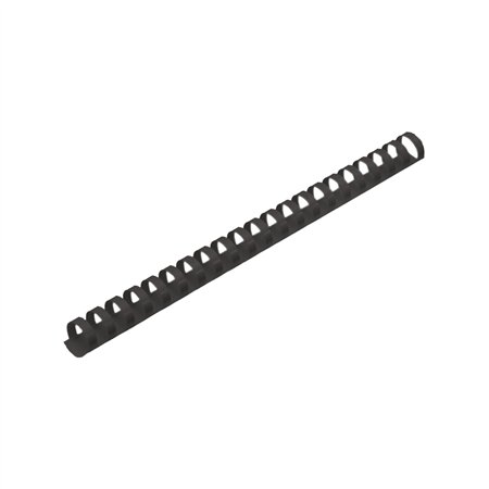 Argolas PVC Encadernar 14mm Preto 110 Folhas 37580 100un