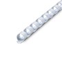 Argolas PVC Encadernar 06mm Branco 20 Folhas 100un