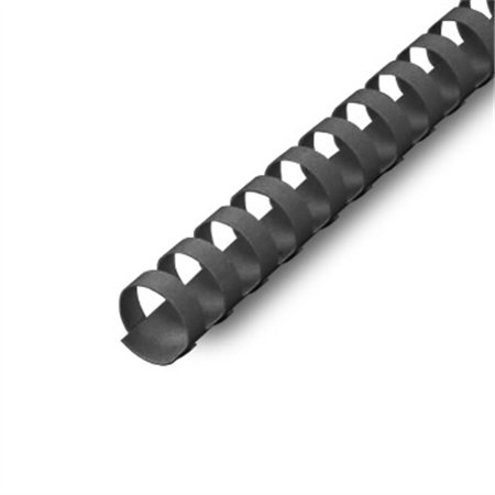 Argolas PVC Encadernar 16mm Preto 130 Folhas 10972 100un