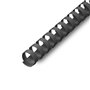Argolas PVC Encadernar 16mm Preto 130 Folhas 10972 100un
