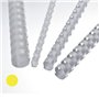 Argolas PVC Encadernar 14mm Amarelo 110 Folhas 100un
