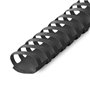 Argolas PVC Encadernar 32mm Ovais Preto 280 Folhas 50un