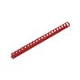 Argolas PVC Encadernar 14mm Vermelho 90 Folhas 100un