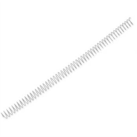 Argolas Espiral Metálicas Passo 5:1 16mm Prata 100un