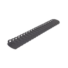 Argolas PVC Encadernar 38mm Ovais Preto 375 Folhas 50un