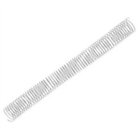 Argolas Espiral Metálicas Passo 5:1 26mm Prata 50un