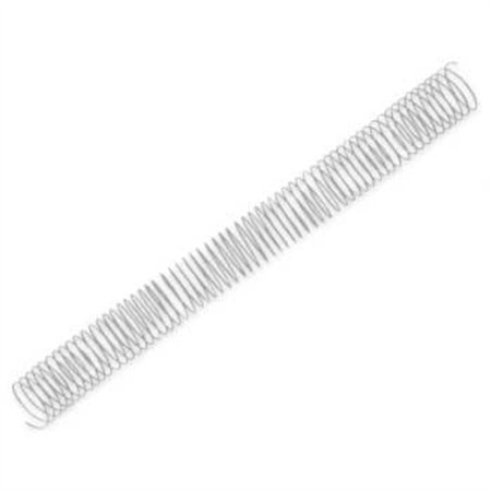 Argolas Espiral Metálicas Passo 5:1 26mm Prata 50un