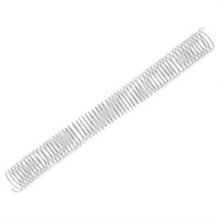 Argolas Espiral Metálicas Passo 5:1 32mm Prata 50un