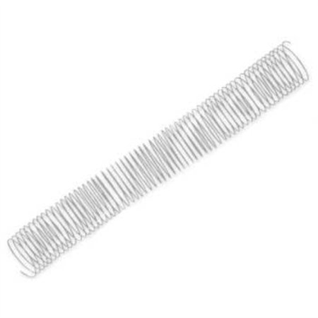 Argolas Espiral Metálicas Passo 5:1 44mm Prata 25un