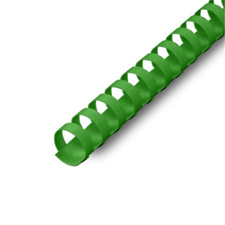 Argolas PVC Encadernar 14mm Verde 110 Folhas 100un