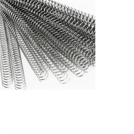 Argolas Espiral Metálicas Passo 5:1 34mm Prata 25un