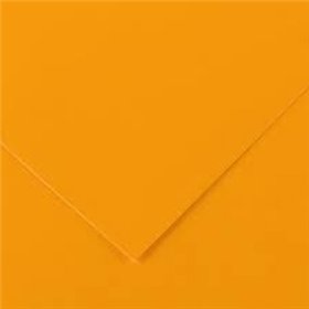 Cartolina 50x65cm Laranja Fluorescente 250g 25 Folhas Canson