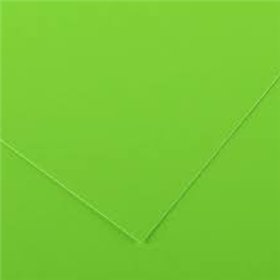 Cartolina 50x65cm Verde Fluorescente 250g 25 Folhas Canson