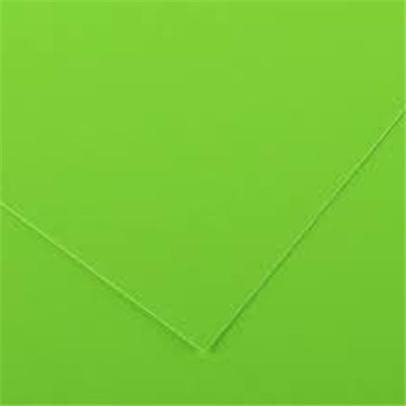 Cartolina 50x65cm Verde Fluorescente 250g 25 Folhas Canson