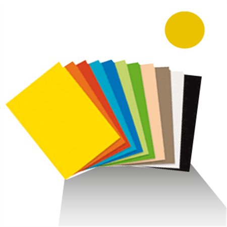 Cartolina 50x65cm Amarelo Torrado 4E 180g 1 Folha