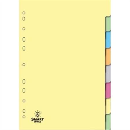 Separadores A4 Cartolina Cores Sortidas (203) 08un