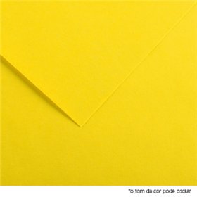 Cartolina 50x65cm Amarelo Canário 185g 1 Folha Canson