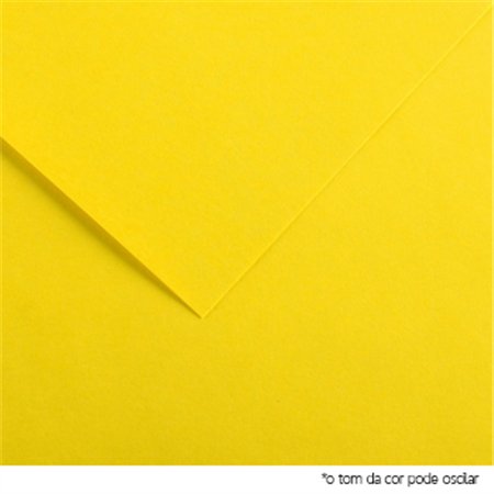 Cartolina 50x65cm Amarelo Canário 185g 1 Folha Canson