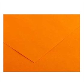 Cartolina 50x65cm Laranja Clementina 185g 1 Folha Canson