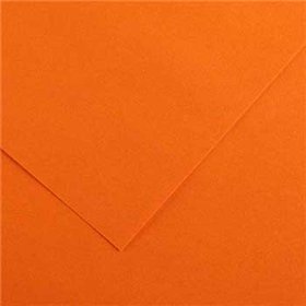 Cartolina 50x65cm Laranja 185g 1 Folha Canson